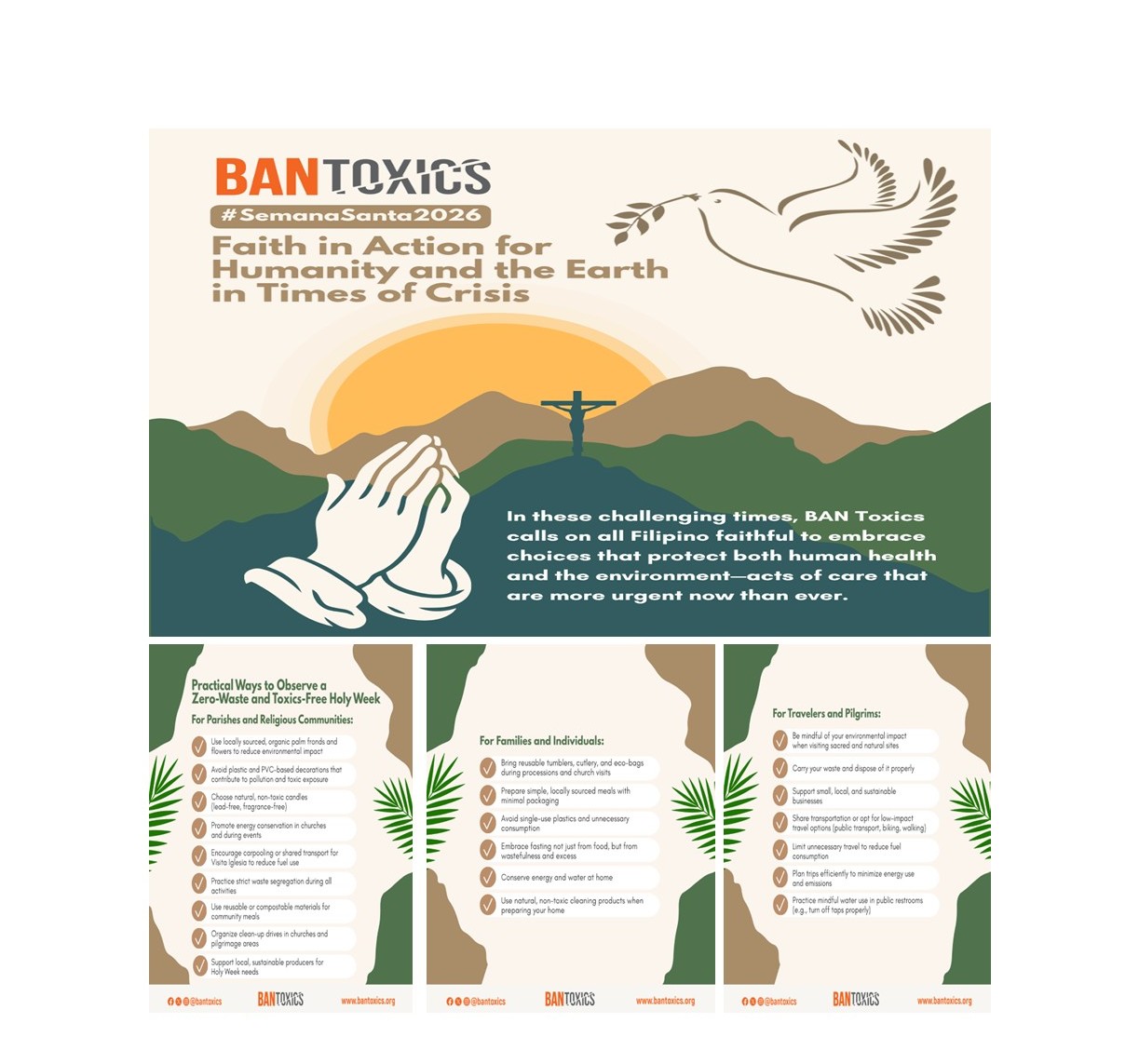 #SemanaSanta2026: Faith in Action for Humanity and the Earth in Times of Crisis