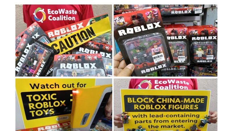 EcoWaste Coalition Urges Swift Action to Protect Children from Imitation Roblox Toys with Lead-Containing Parts