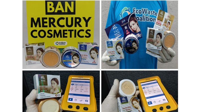EcoWaste Coalition Discovers High Levels of Mercury in Two More Pakistan-Made Beauty Creams