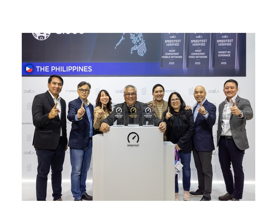 Globe Clinches Triple Honor at Ookla® Awards During MWC 2026