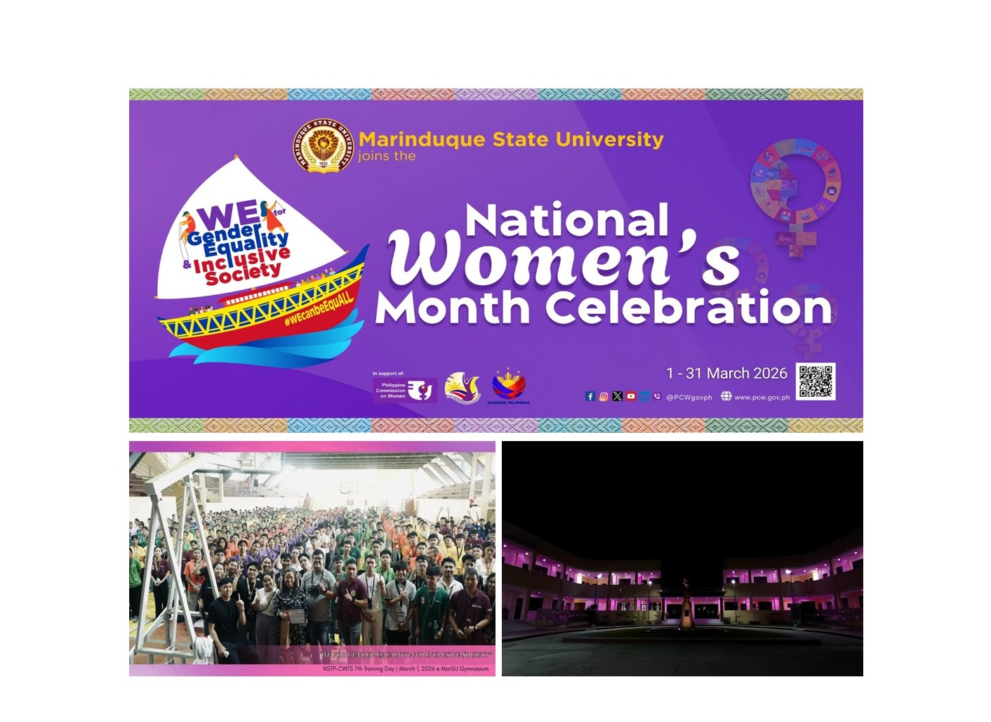 MarSU nakikiisa sa Pandaigdigang Araw ng mga Kababaihan, patuloy sa pagdiriwang sa Pambansang Buwan ng Kababaihan