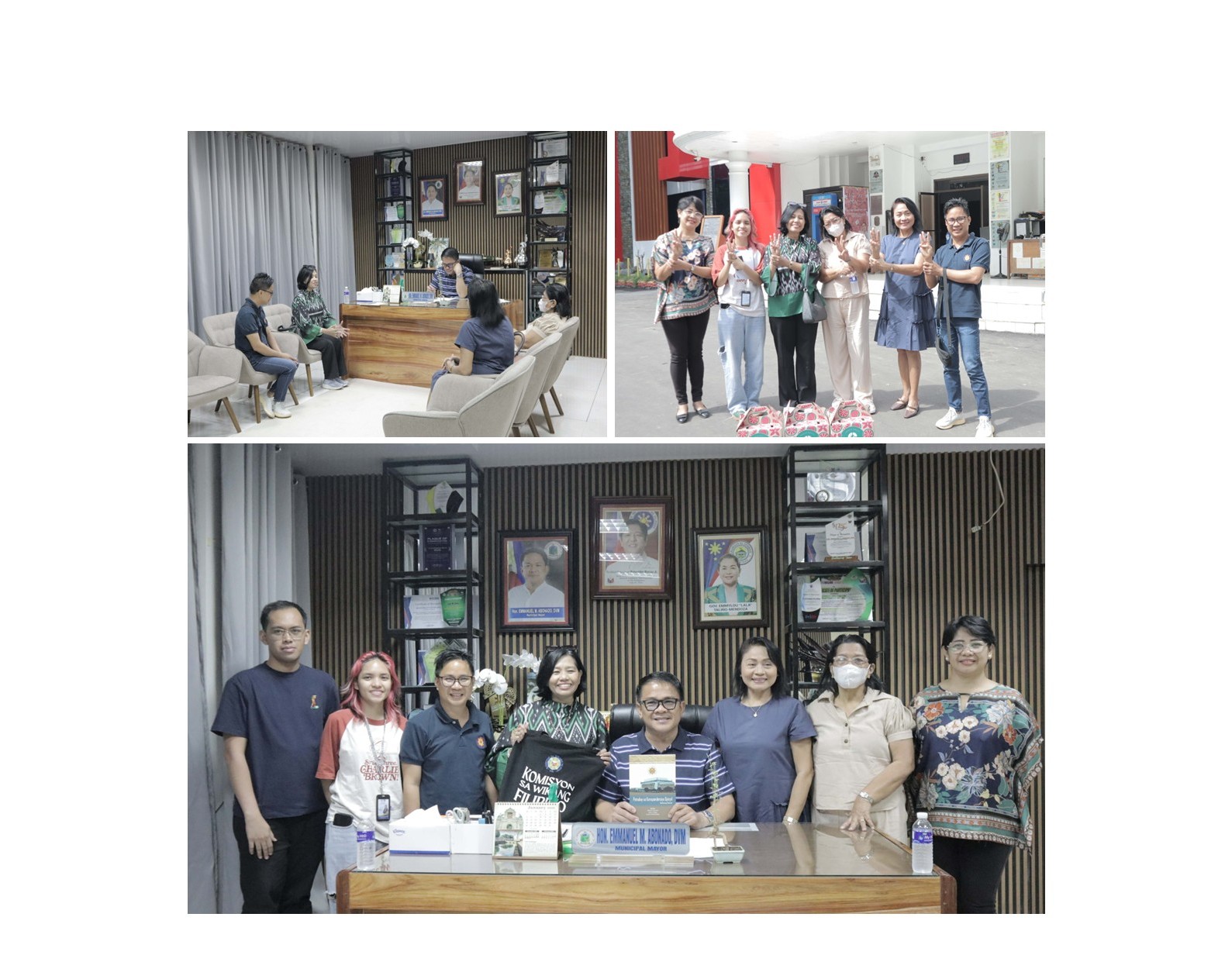 KWF Tagapangulo Atty. Marites A. Barrios-Taran, nag-courtesy call kay Mayor Emmanuel M. Abonado ng Mlang, Cotabato