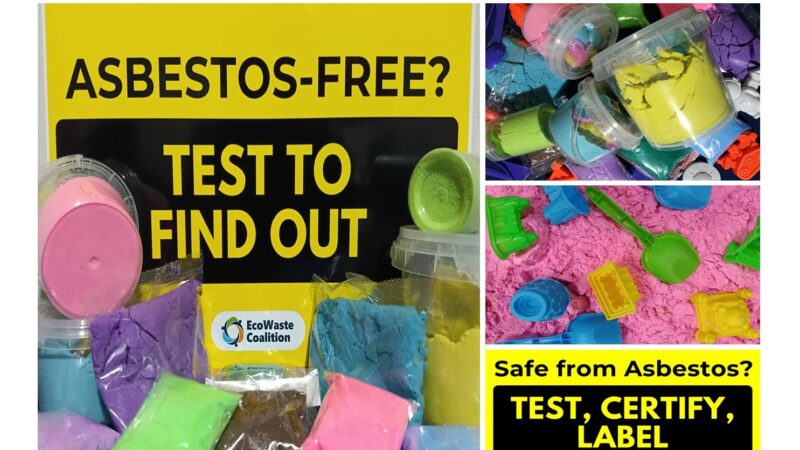 Civil Society Presses FDA to Assure Consumers that Play and Craft Sand Products Sold Locally are Asbestos-Free