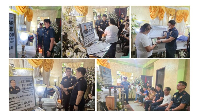 PRO CAR RECOGNIZES SERVICE RENDERED BY A DEPARTED PERSONNEL