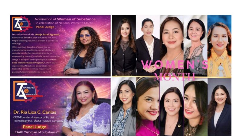 TAAP opens nominations for Women of Substance