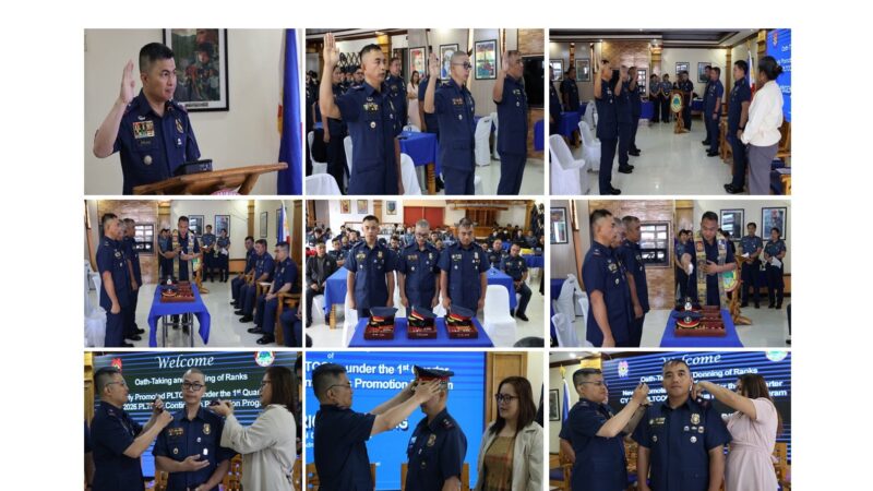 Three PRO CAR Officers Officially Promoted to PLTCOL