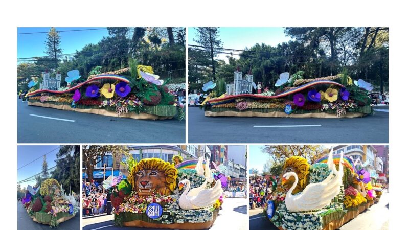 SM City Baguio joined the festivities with a float in the Panagbenga Grand Floral Float Parade