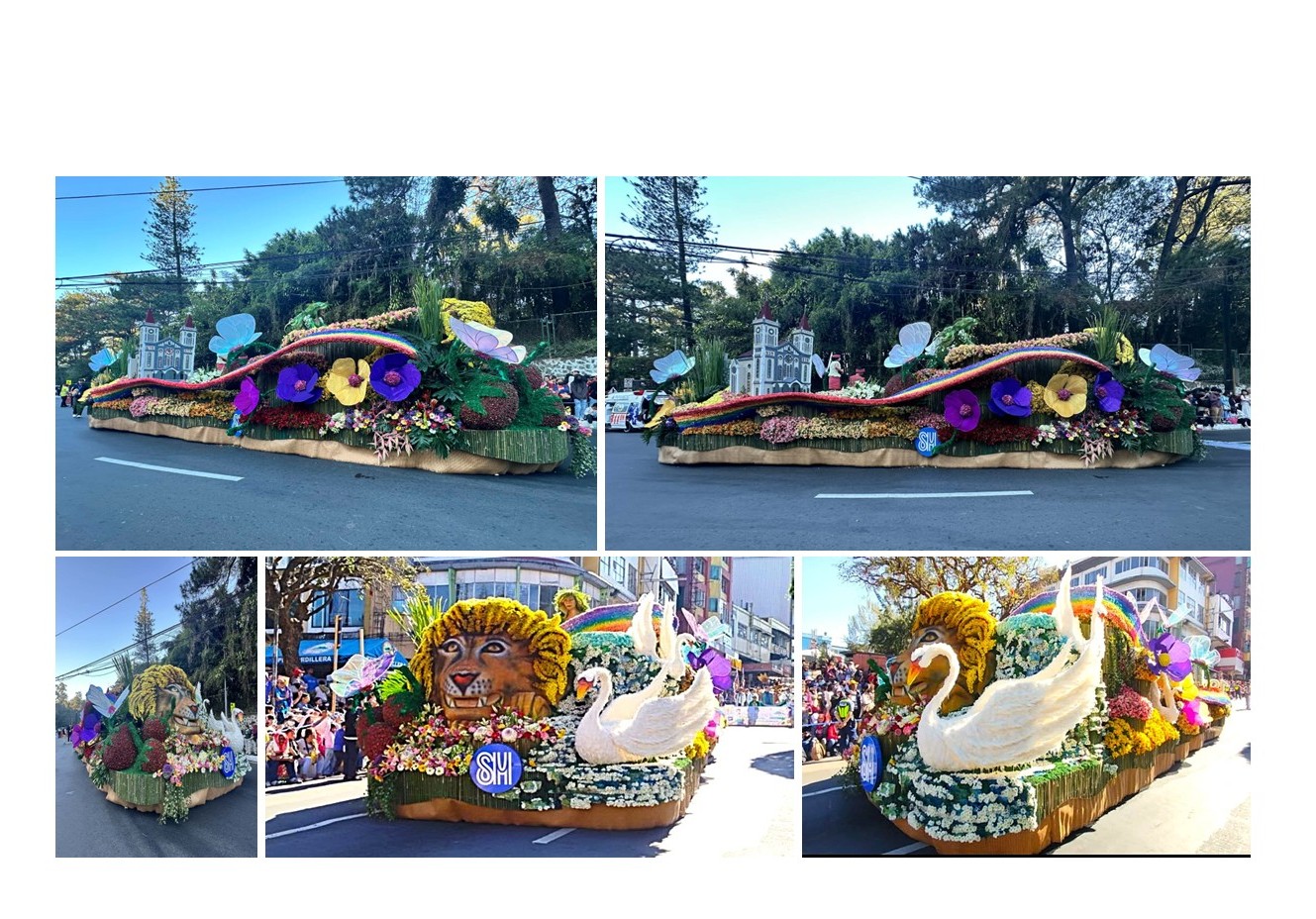 SM City Baguio joined the festivities with a float in the Panagbenga Grand Floral Float Parade