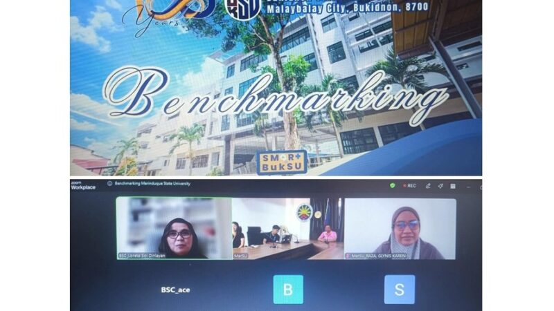 Marinduque Island Studies benchmarks the BukSU Cultural Studies Program via virtual visit