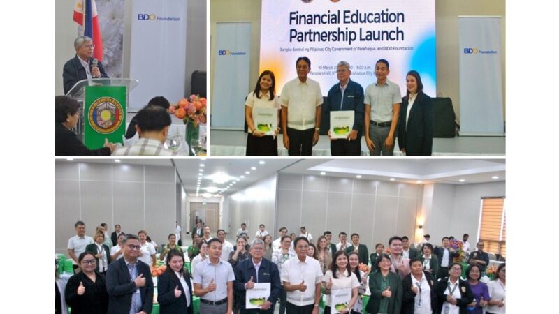 BSP, Parañaque LGU, and BDO Foundation forge partnership for fin ed program