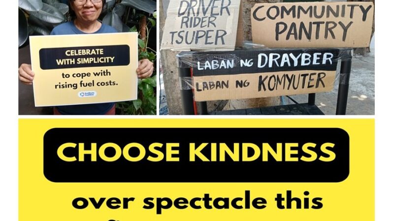 EcoWaste Coalition Pushes for Frugal Fiestas this Summer amid Soaring Oil and Gas Prices