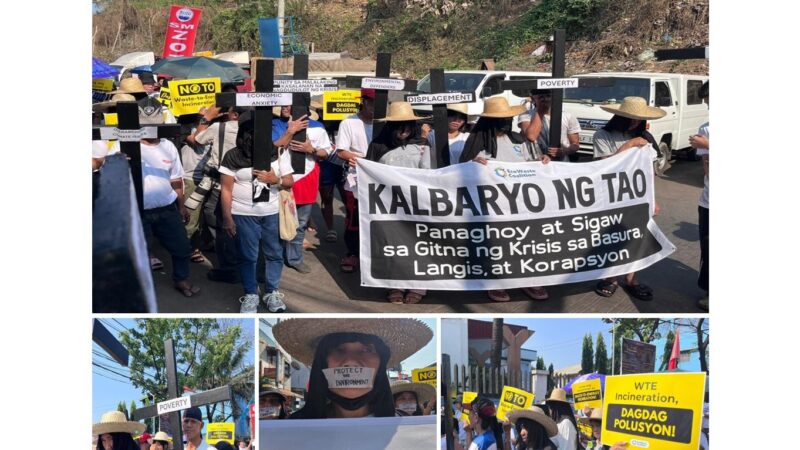 EcoWaste Coalition’s Community and Church Partners Re-Enact Christ’s Sufferings in Via Crucis Held Amid Crisis in Waste, Oil, and Corruption