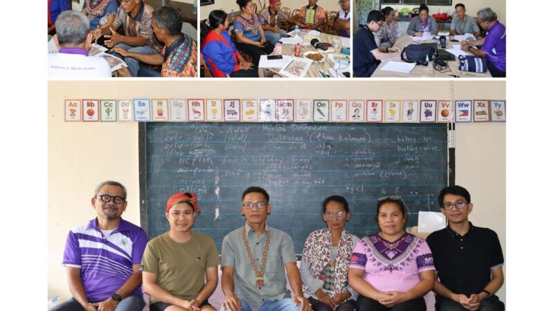 Pangangalap ng datos para sa Korpus at pagbuo ng Glosaryo ng wikang Manobo Dulangan, isinagawa sa Sultan Kudarat