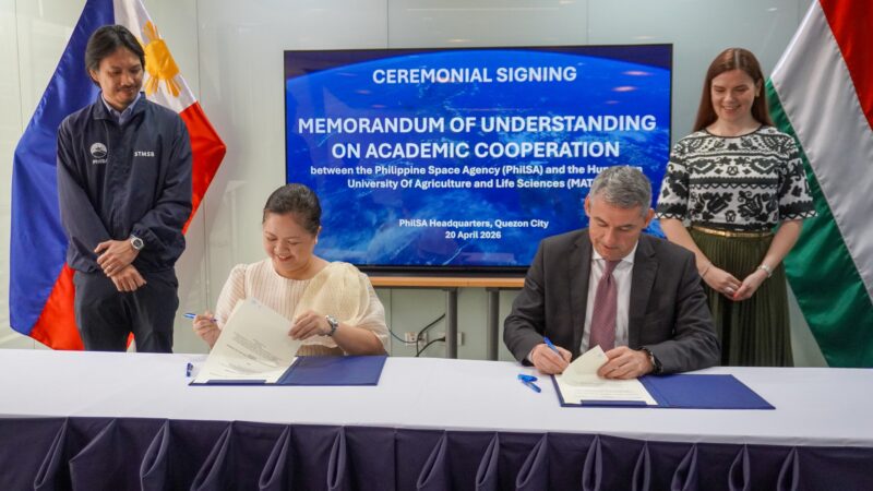 PhilSA, Hungarian University MATE forge partnership for agricultural research, education, and tech development