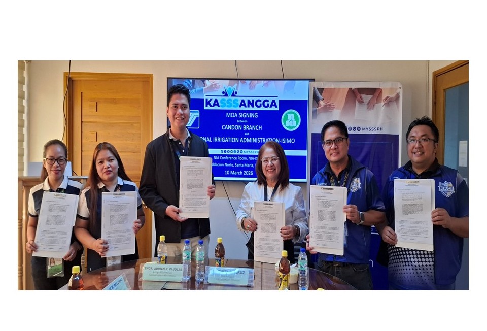SSS Candon inks MOA with NIA-ISIMO to cover JO, COS workers