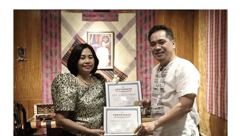 Kom. Marites A. Barrios-Taran, kinilala ng Quezon City Association of the Deaf (QCAD)