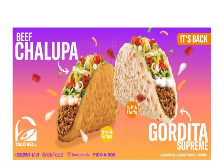 Two icons return as Taco Bell welcomes back the Chalupa and Gordita Supreme