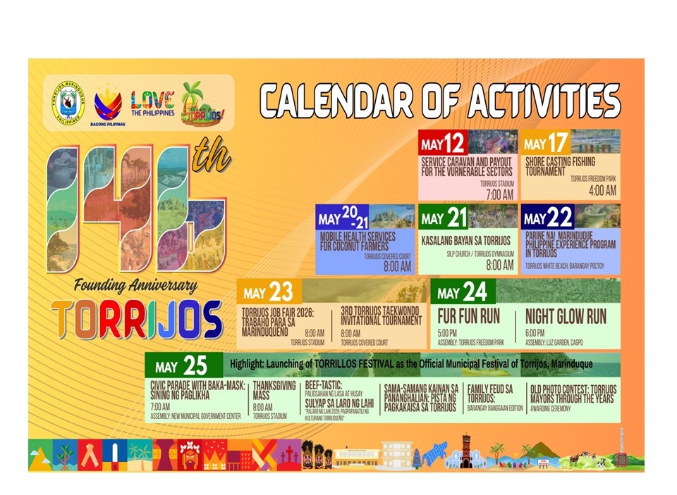 Torrijos to launch Torrillos Festival as their Official Municipal Festival during its 146th founding anniversary
