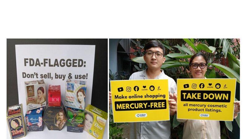 FDA Flags Unauthorized Cosmetics Reported by the EcoWaste Coalition Containing Mercury