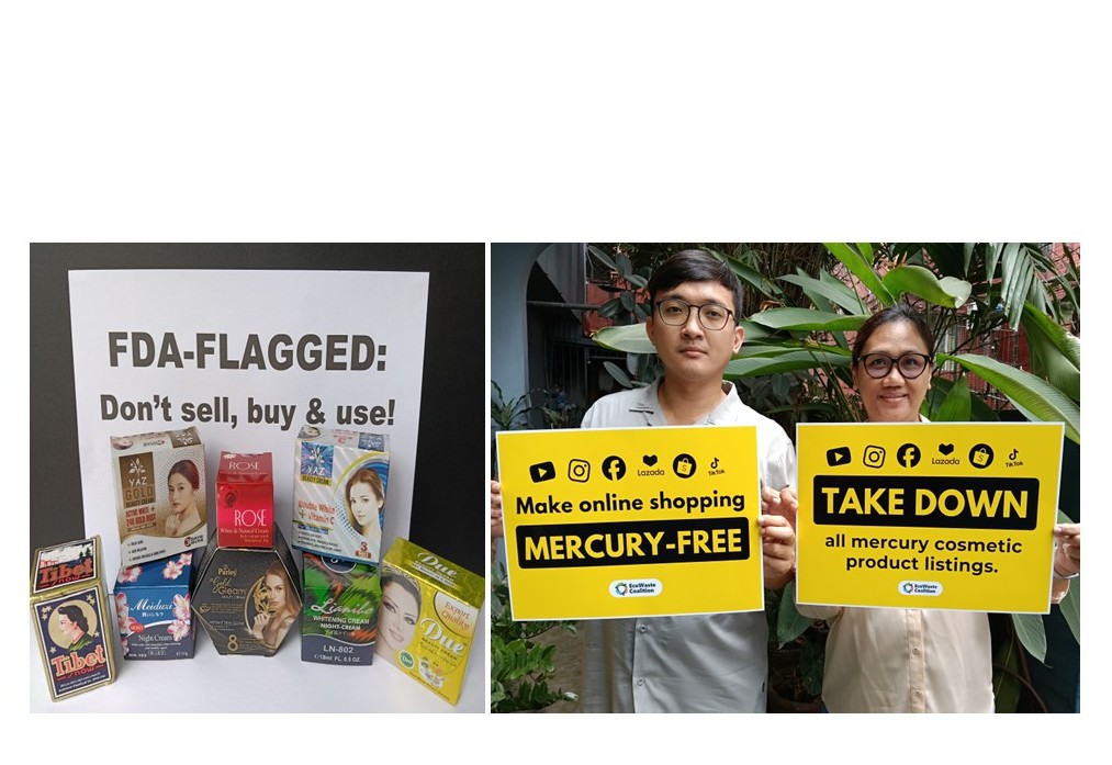 FDA Flags Unauthorized Cosmetics Reported by the EcoWaste Coalition Containing Mercury
