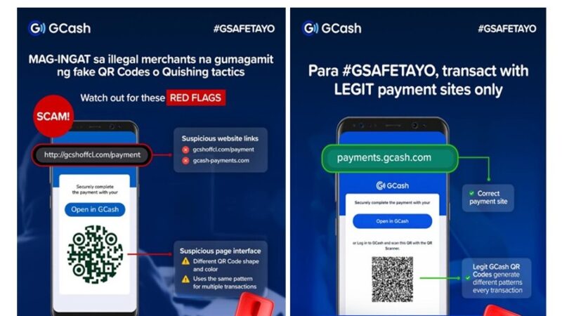 GCash upholds zero tolerance on “quishing” scam, blocks fake illegal sites