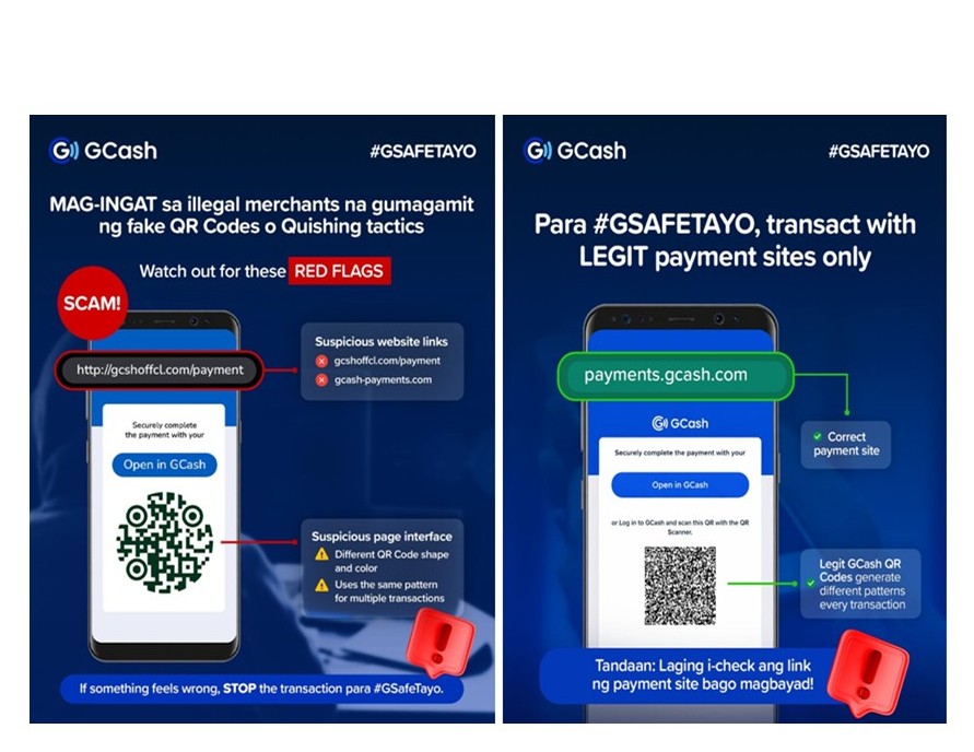 GCash upholds zero tolerance on “quishing” scam, blocks fake illegal sites