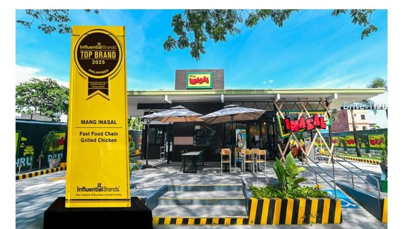 Mang Inasal named 2025 Top Brand in PH by Influential Brands®