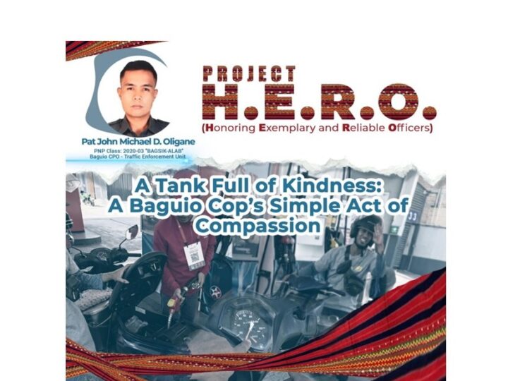 A Tank Full of Kindness: A Baguio Cop’s Simple Act of Compassion