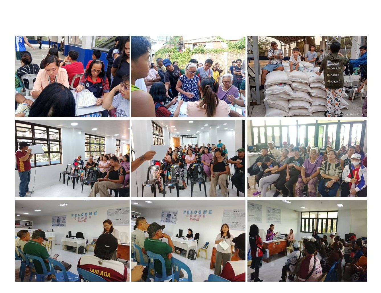 Rice Assistance Distribution Successfully Conducted in Santo Rosario Barangay