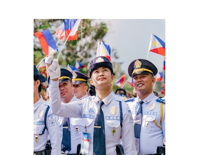 Security and Janitorial Teams Join General Formation at SM City Baguio for Flag Day
