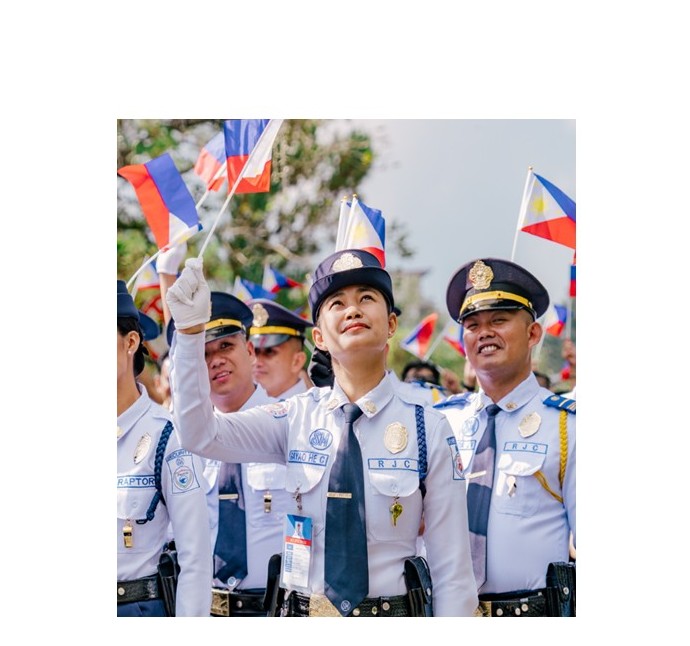 Security and Janitorial Teams Join General Formation at SM City Baguio for Flag Day