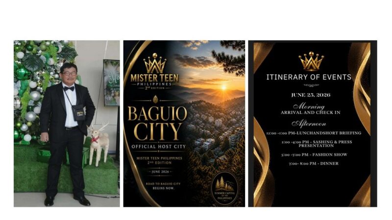 CARLOS MENESES DESIGNATED OFFICIAL MEDIA CONTACT FOR MR. TEEN PHILIPPINES 2ND EDITION; SUBMISSION OF DETAILS REQUIRED FOR ACCREDITATION