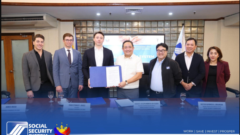 SSS taps tech firm Standard Economics for micro loan initiative