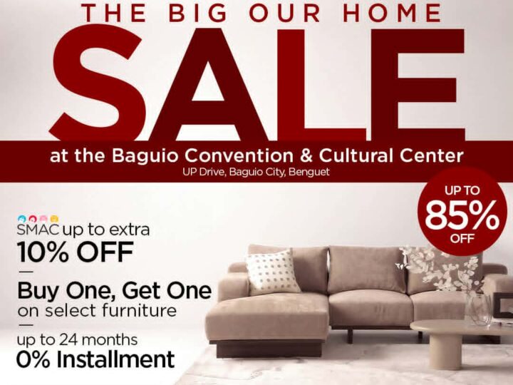 The OUR HOME BIG SALE is coming to Baguio!