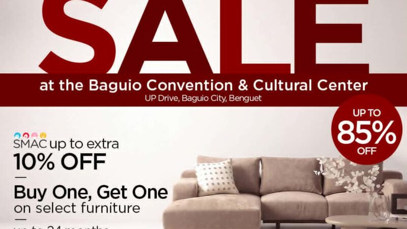 The OUR HOME BIG SALE is coming to Baguio!