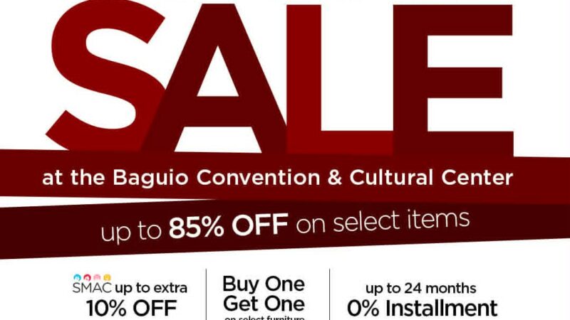 The OUR HOME BIG SALE is coming to Baguio!