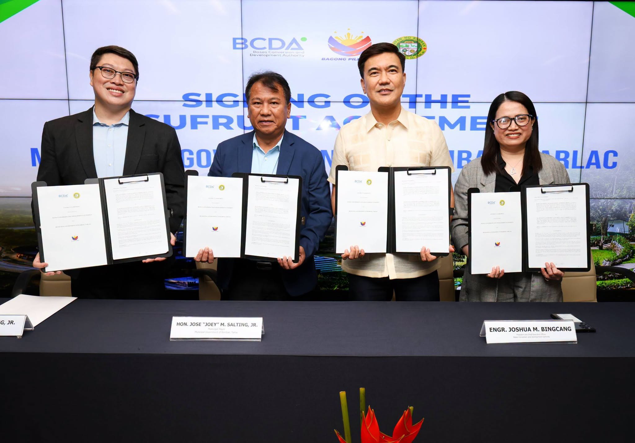 BCDA grants usufruct rights to Bamban for Dapdap Memorial Park expansion in New Clark City