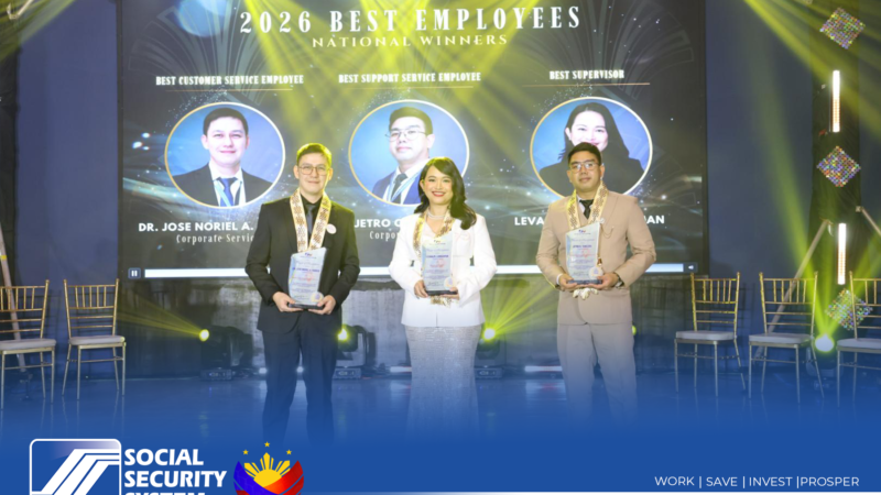 SSS recognizes top-performing employees for exceptional service in 2026 awards